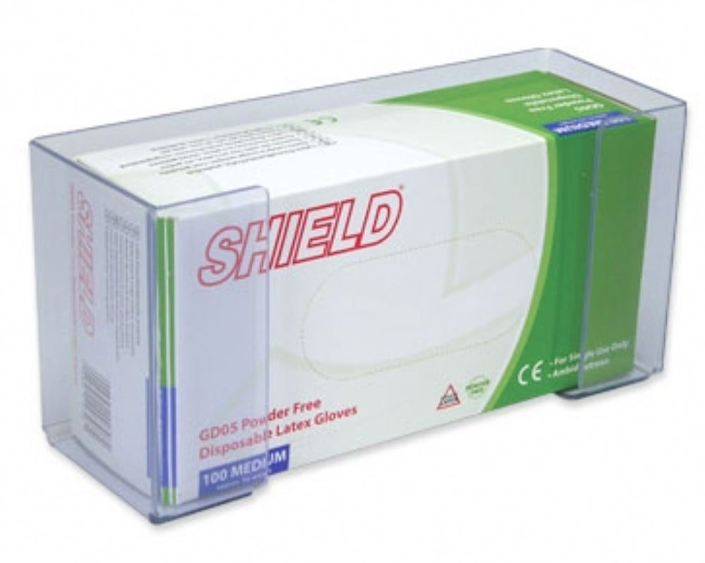 Hanskaskammtari úr glæru plasti fyrir 1 box