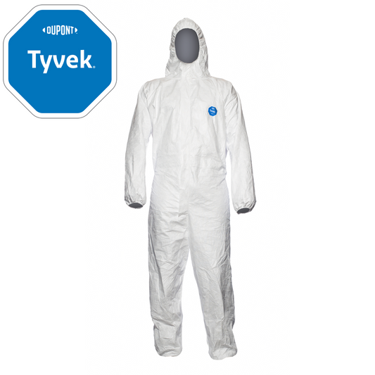 Tyvek® 400 Dual – Hlífðargalli með hettu og öndunareiginleikum