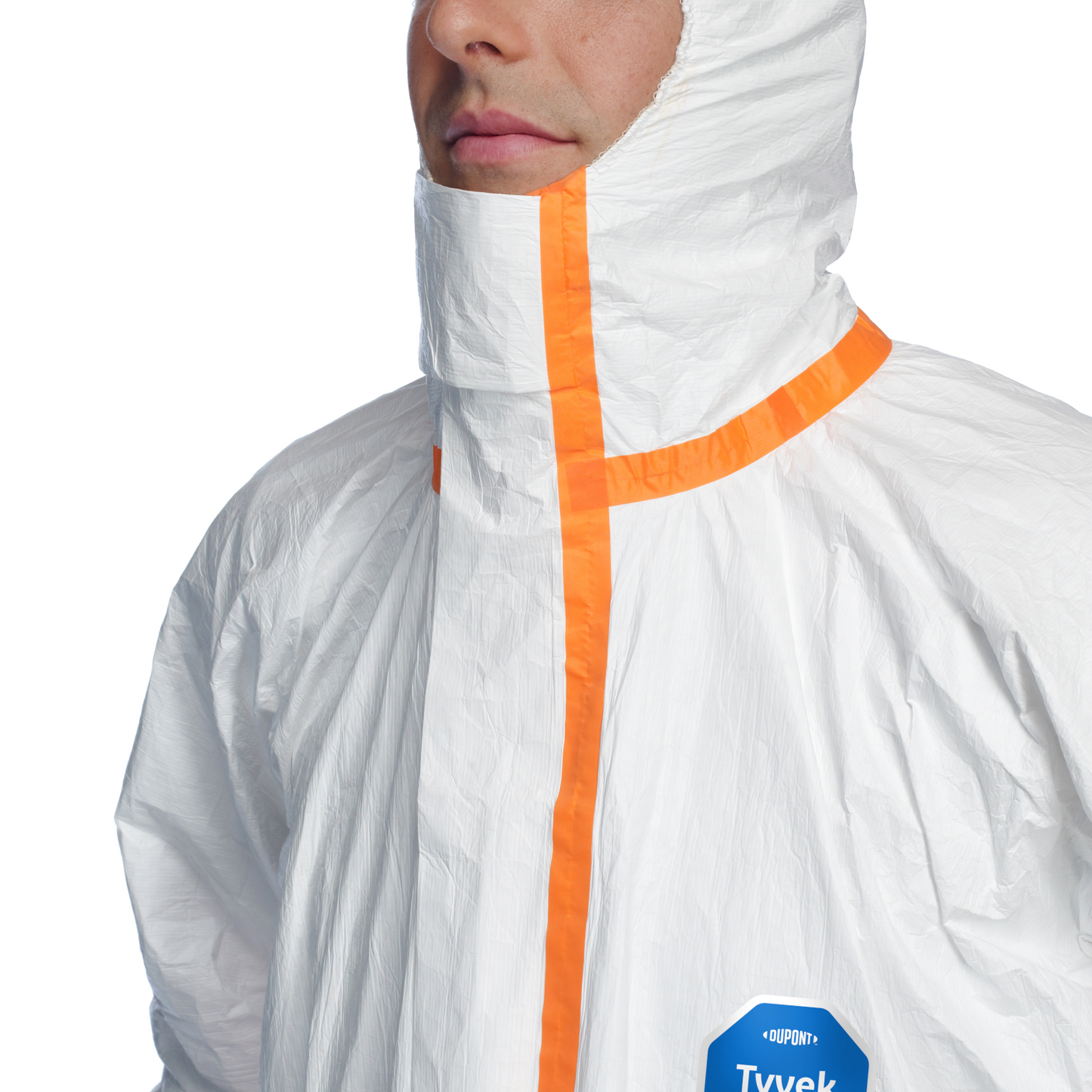 Tyvek® 800 J – Hlífðargalli með hettu og teipuðum saumum