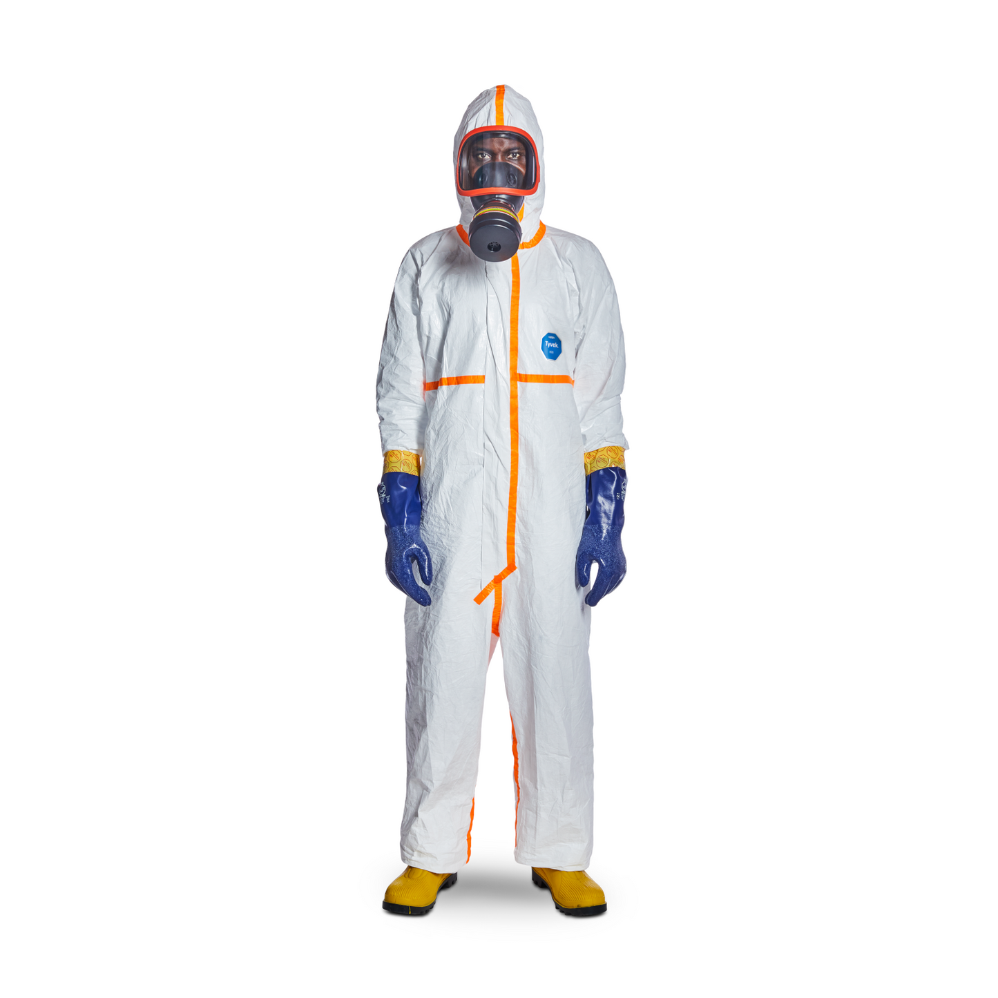 Tyvek® 800 J – Hlífðargalli með hettu og teipuðum saumum