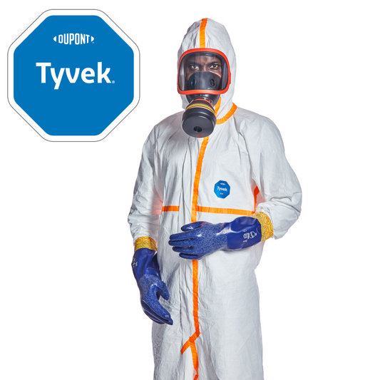 Tyvek® 800 J – Hlífðargalli með hettu og teipuðum saumum