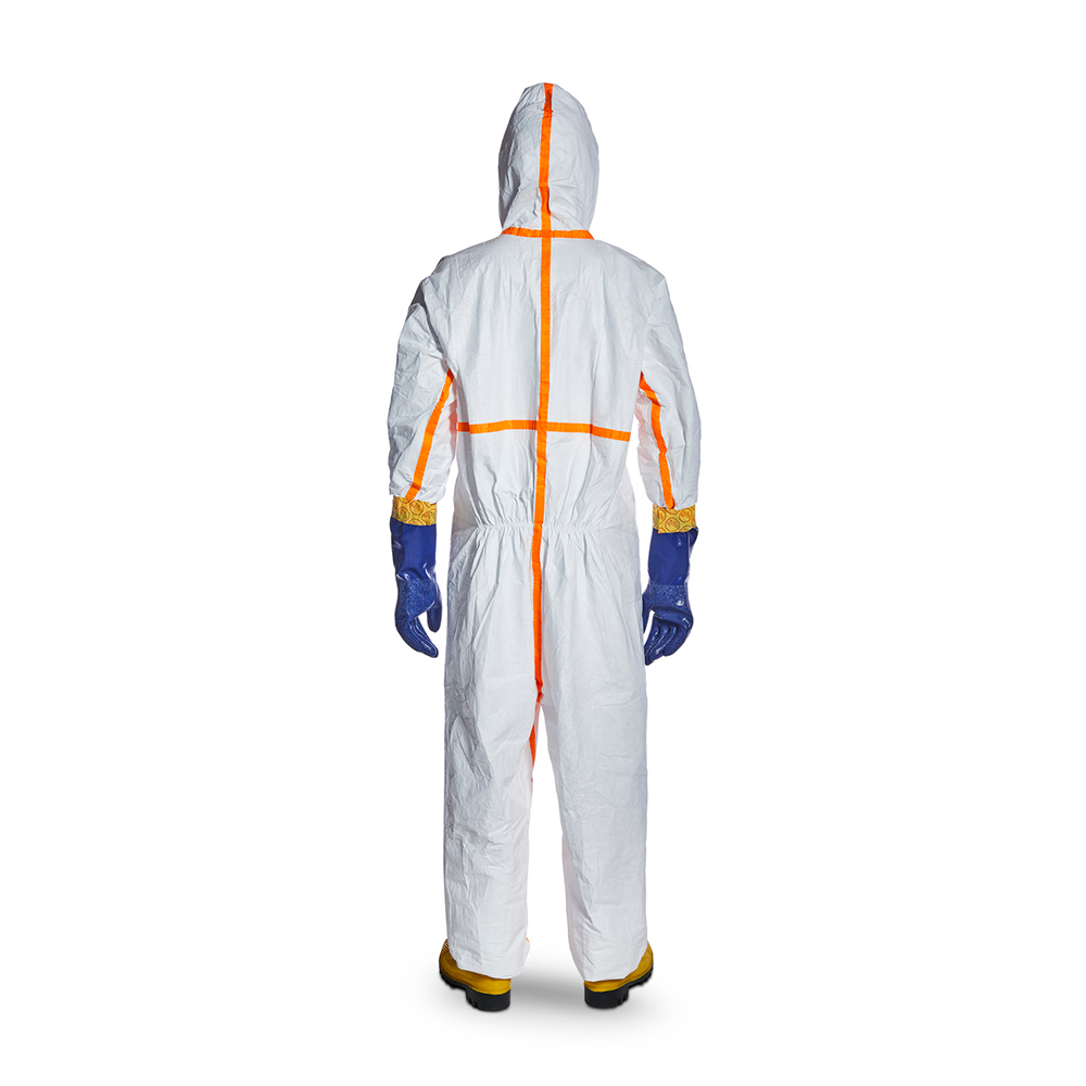 Tyvek® 800 J – Hlífðargalli með hettu og teipuðum saumum