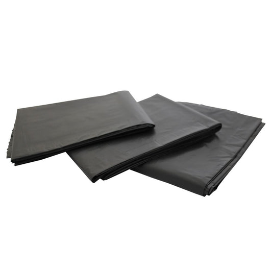 Svartir Ruslapokar (150L), 89x114cm, 25my, flat