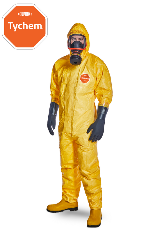 Tychem® 2000 C hlífðargalli með hettu & sokkum – Model CHA5TYL16