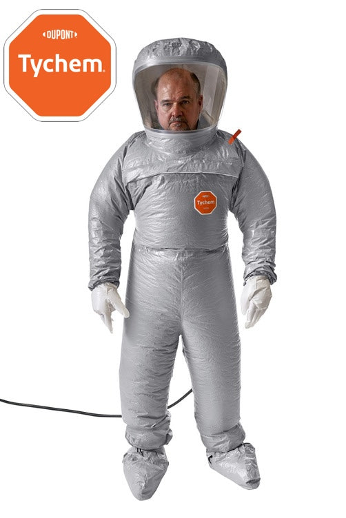 Tychem® 6000 AL TF640 WG – loftræstur efnavarnargalli með innbyggðum hönskum og skókerfi