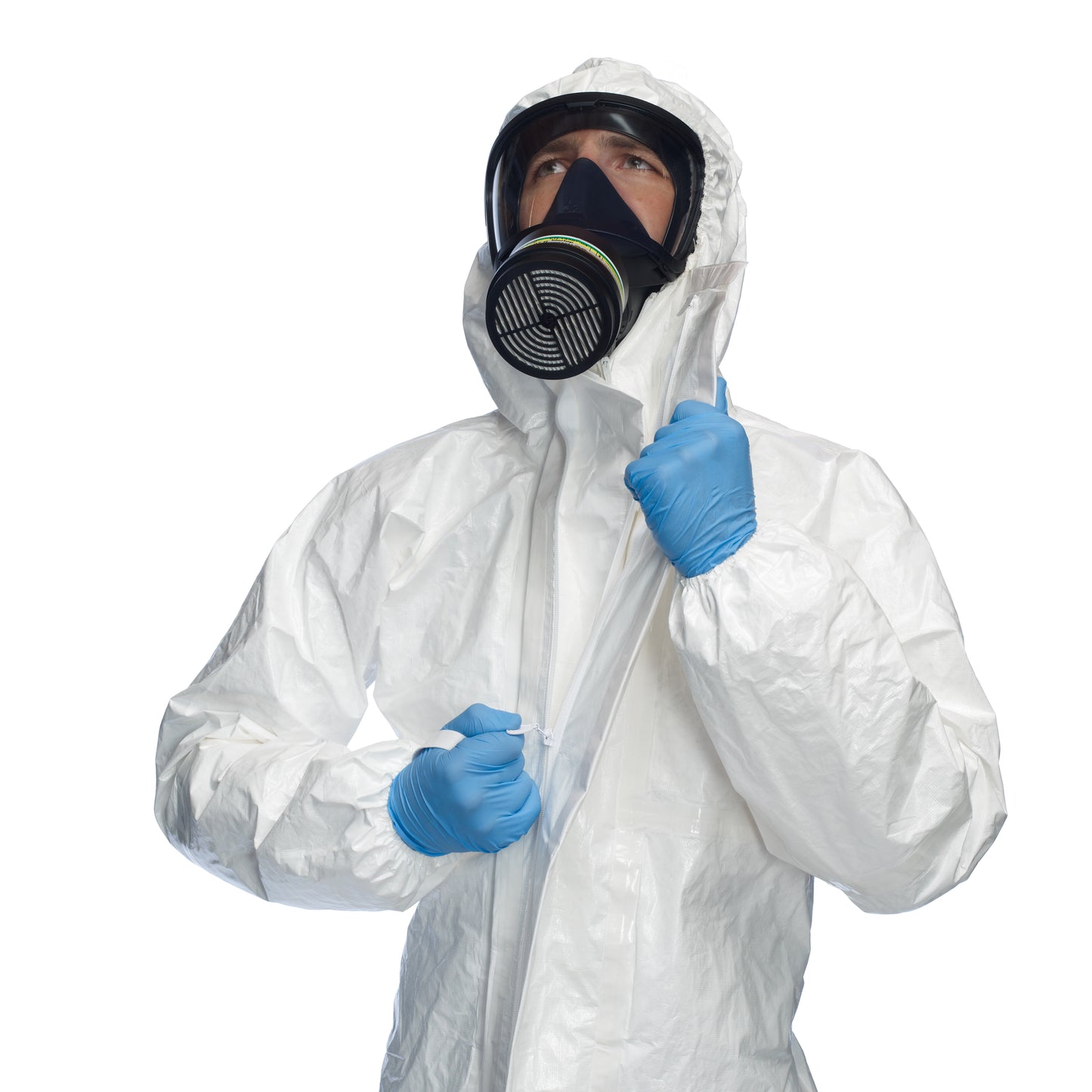 Tychem® 4000 S hlífðargalli með hettu – Model SLCHZ5TWH00