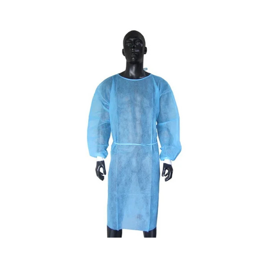 Hlífðarsloppar, bláir (e. Gown)