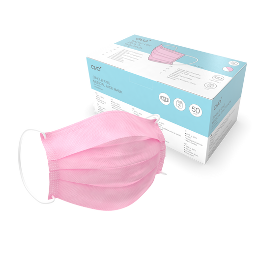 AVO+ Type IIR - Bleikar 50/box grímur