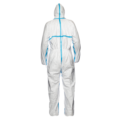 Tyvek® 600 Plus – Hlífðargalli með hettu og teipuðum saumun