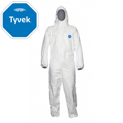 Tyvek® 400 Dual – Hlífðargalli með hettu og öndunareiginleikum