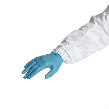 Tyvek® 500 Labo – Hlífðargalli með hettu og innbyggðum skóhlífum