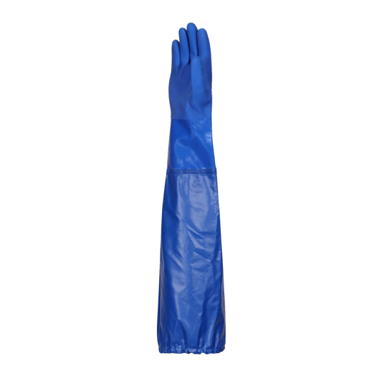 CH102 PVC Hanskar 62cm – Extra langir, olíuþolnir og með öflugu gripi