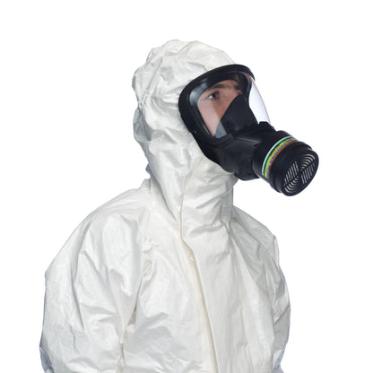 Tychem® 4000 S hlífðargalli með hettu & sokkum – Model SLCHZ5TWH16