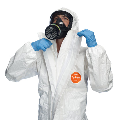 Tychem® 4000 S hlífðargalli með hettu & sokkum – Model SLCHZ5TWH16