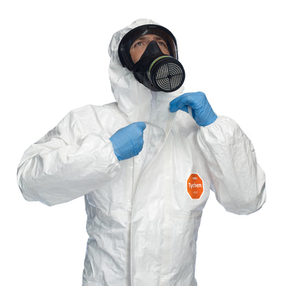 Tychem® 4000 S hlífðargalli með hettu & sokkum – Model SLCHZ5TWH16