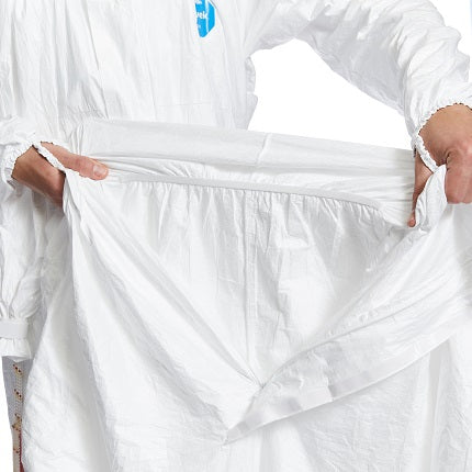 Tyvek® 500 HP – Hlífðargalli með hettu og aðgengi fyrir fallvarnarbelti