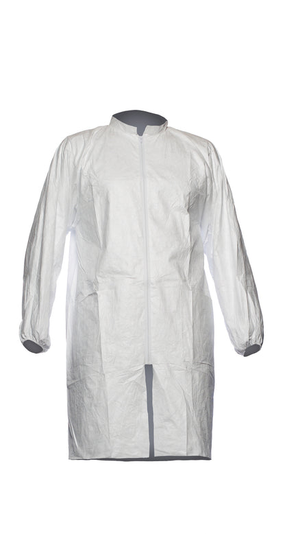 Tyvek® 500 Labcoat – Hlífðarsloppur & Gestasloppur með rennilás og vösum