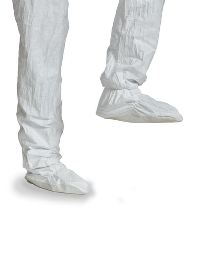 Tyvek® IsoClean® – Sterile Cleanroom Coverall with Hood and Attached Overboots – GMP Grade A/B