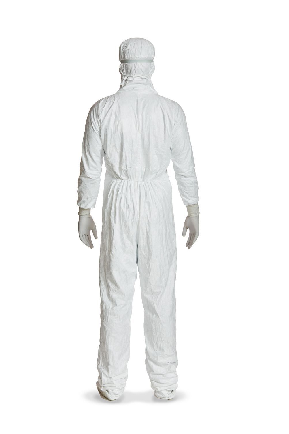 Tyvek® IsoClean® – Sterile Cleanroom Coverall with Hood and Attached Overboots – GMP Grade A/B